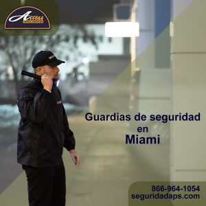 Guardia de seguridad en Miami