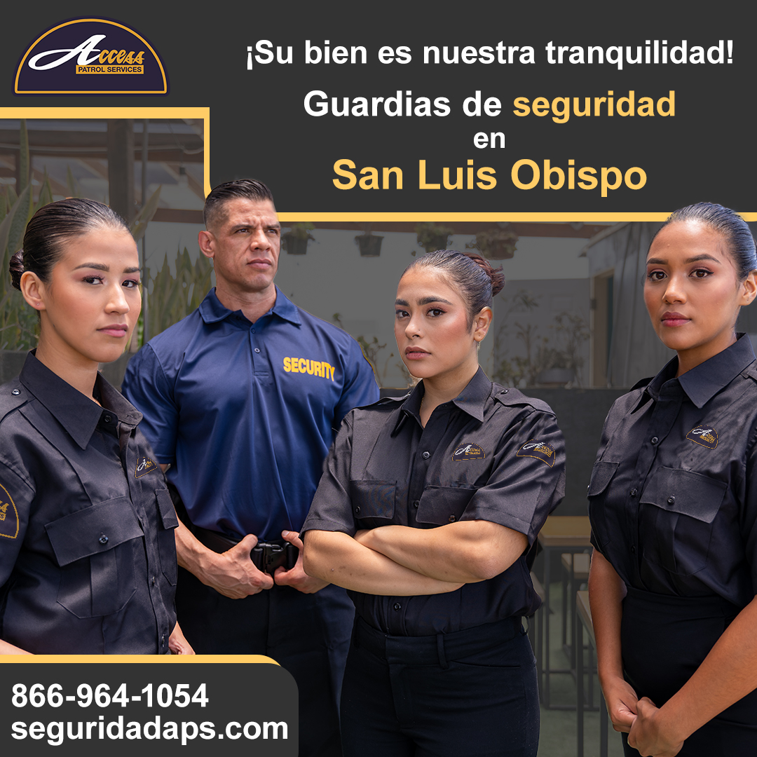 Guardias de seguridad en San Luis Obispo para negocios