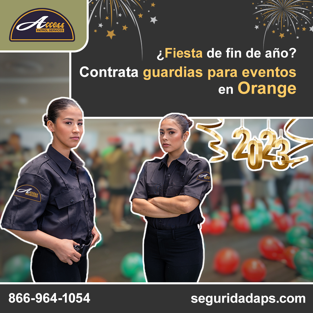 Guardias de seguridad para fiestas en Orange