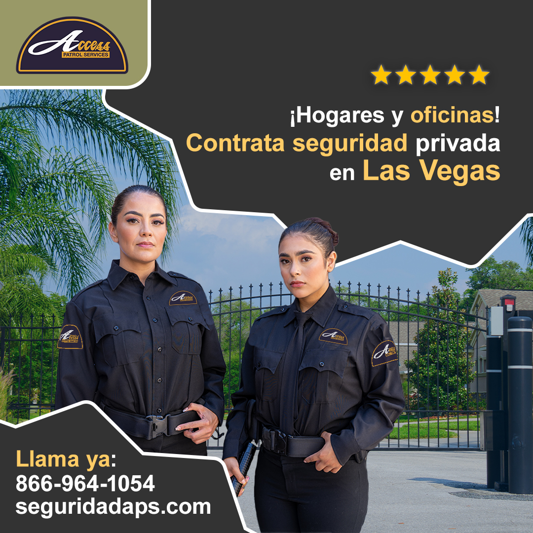 Guardias de seguridad privada en Las Vegas