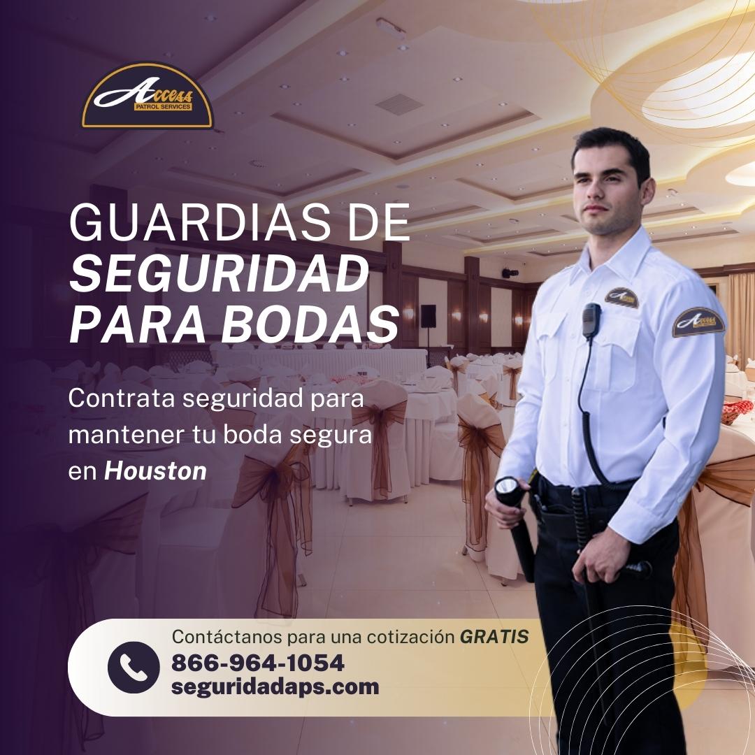 Guardias de seguridad para bodas en Houston
