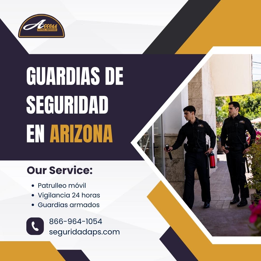 Contrata una compañía de guardias de seguridad en Arizona