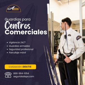 Seguridad para centros comerciales en El Cajón