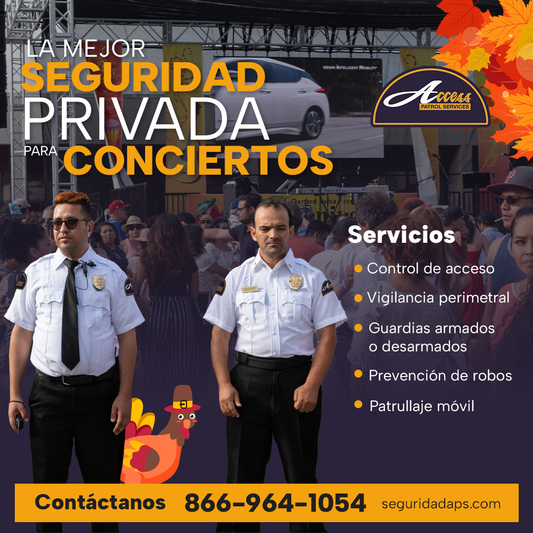 Guardias de Seguridad para Conciertos en California