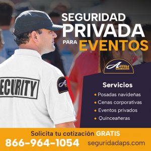 Servicio de Seguridad para Eventos Privados en Washington