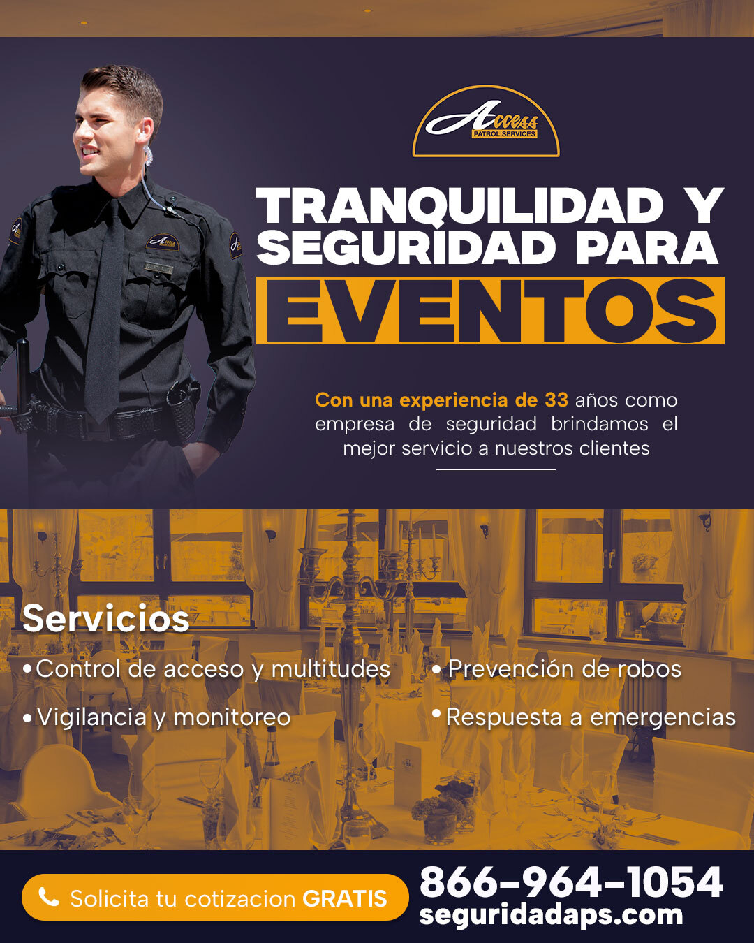 Agencia de Guardias para Eventos en Miami, FL